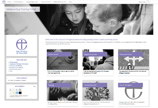 Safeguarding Training Moodle Site